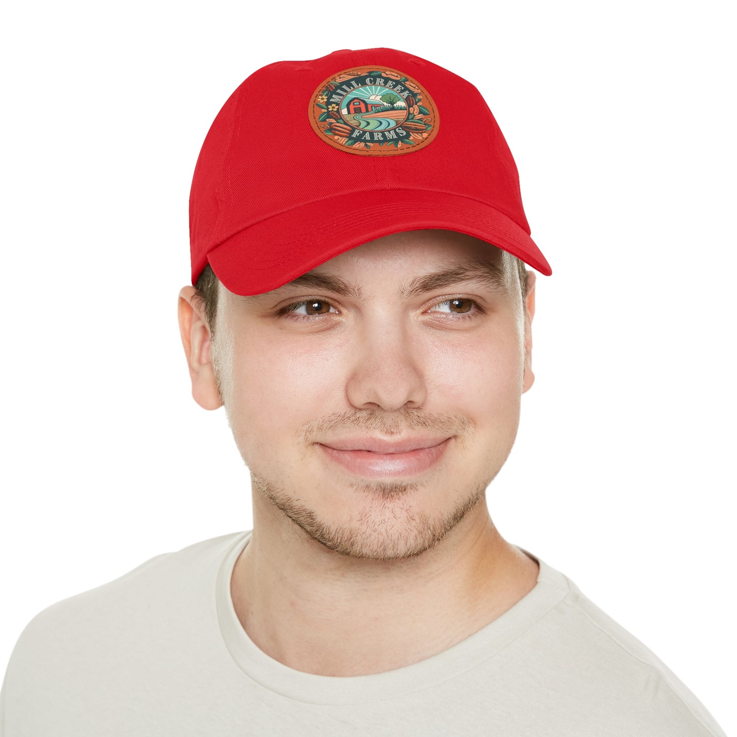 Mill Creek Farms Official Dad Hat with Leather Patch