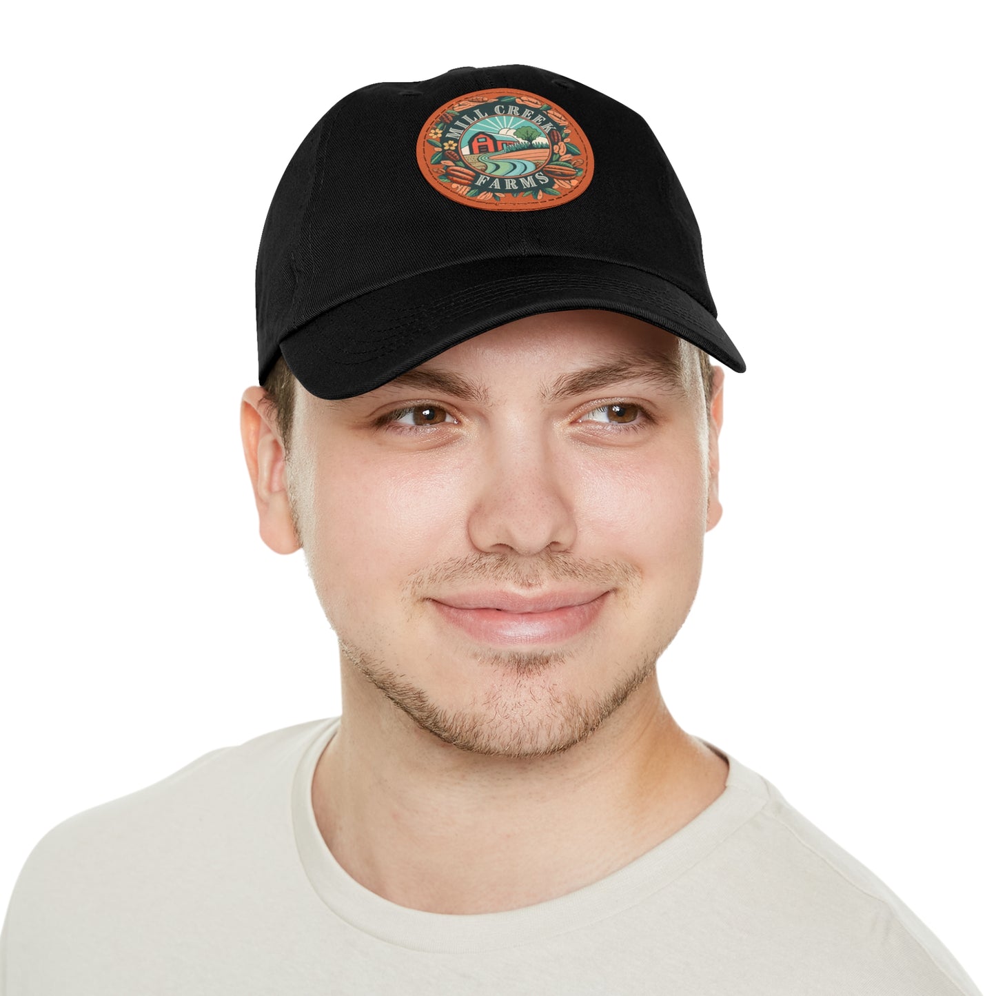 Mill Creek Farms Official Dad Hat with Leather Patch