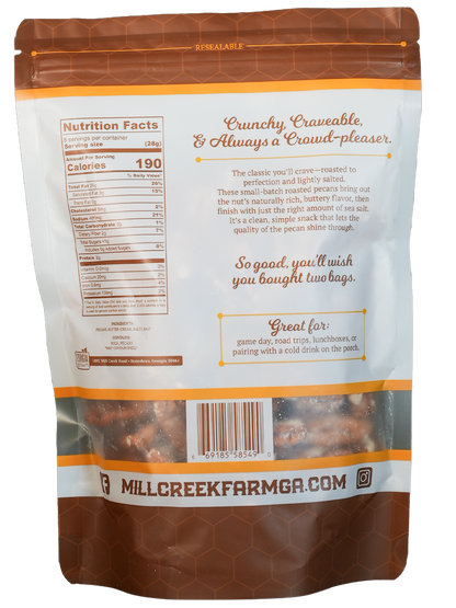 Roasted And Salted Pecans 8 oz