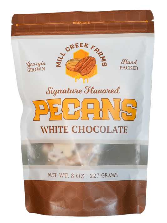 White Chocolate Pecans 8 oz
