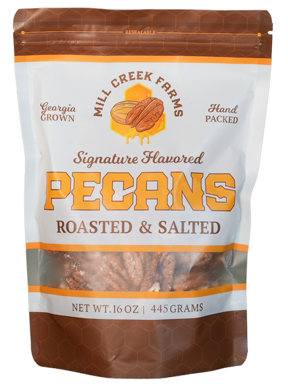 Roasted And Salted Pecans 16 oz