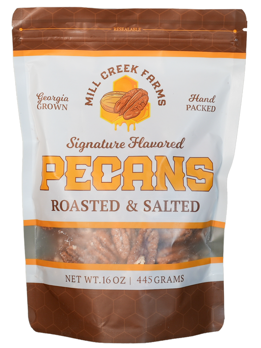 Roasted And Salted Pecans 16 oz
