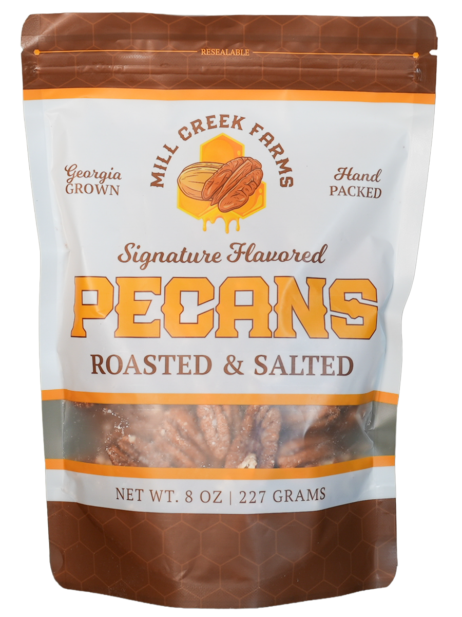 Roasted And Salted Pecans 8 oz