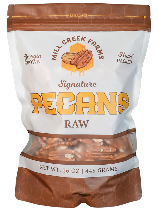 Raw Pecans 16 oz